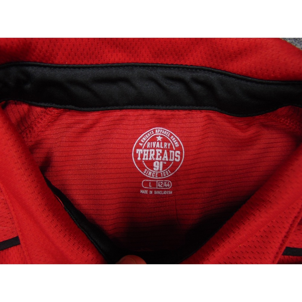 Georgia Bulldogs Polo Shirt Mens Large Red NCAA Gameday Athletic Collegiate - Picture 7 of 9